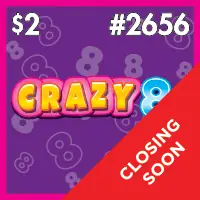 Crazy 8s Texas scratch-off ticket