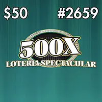 500X Loteria Spectacular Texas scratch-off ticket