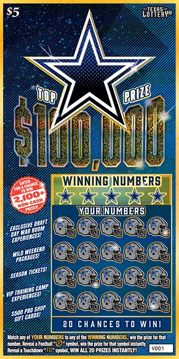Cowboys Texas scratch-off ticket