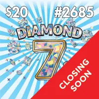 Diamond 7s Texas scratch-off ticket