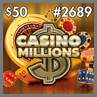 Casino Millions Texas scratch-off ticket