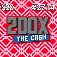 200X The Cash Texas scratch-off ticket