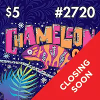 Chameleon Cash Texas scratch-off ticket