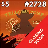 Yellowstone Texas scratch-off ticket