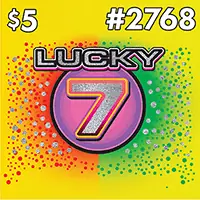 Lucky 7 Texas scratch-off ticket