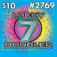 Lucky 7 Doubler Texas scratch-off ticket