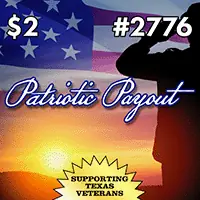 Patriotic Payout Texas scratch-off ticket