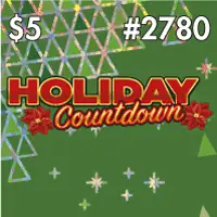 Holiday Countdown Texas scratch-off ticket