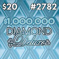 $1,000,000 Diamond Deluxe Texas scratch-off ticket