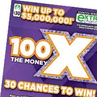 100X The Money Virginia scratcher ticket