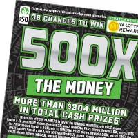 500X THE MONEY Virginia scratcher ticket