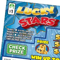 Lucky Stars Virginia scratcher ticket