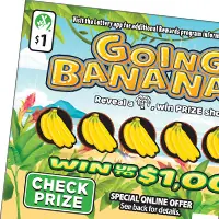 GOING BANANAS Virginia scratcher ticket