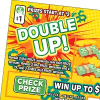 DOUBLE UP! Virginia scratcher ticket