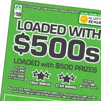 Loaded with $500s Virginia scratcher ticket