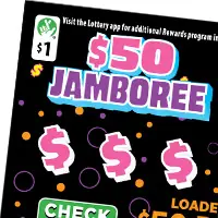 $50 JAMBOREE Virginia scratcher ticket