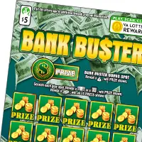 BANK BUSTER Virginia scratcher ticket