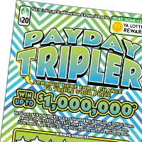Payday Tripler Virginia scratcher ticket