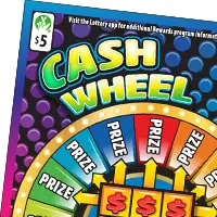 CASH WHEEL Virginia scratcher ticket