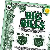 BIG BILLS Virginia scratcher ticket