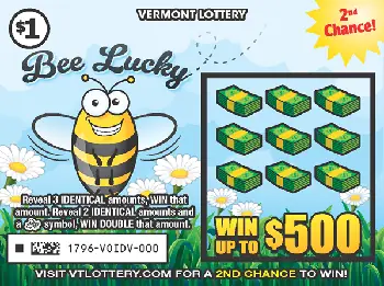 Bee Lucky Vermont instant ticket ticket