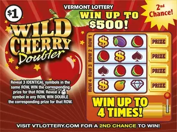 Wild Cherry Doubler Vermont instant ticket ticket
