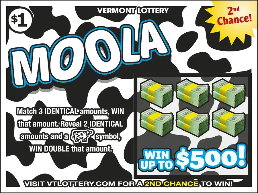Moola Vermont instant ticket ticket