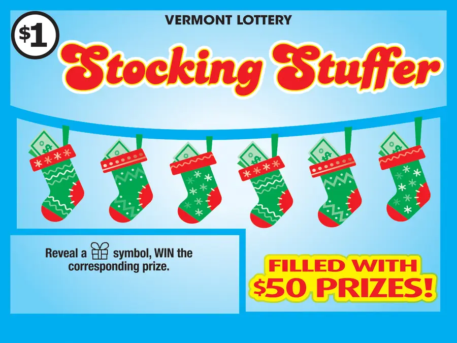 Stocking Stuffer Vermont instant ticket ticket