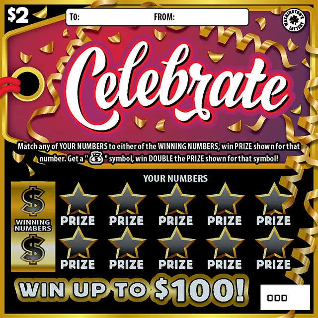 CELEBRATE Washington scratch game ticket
