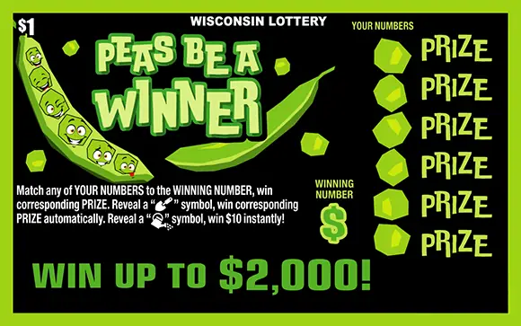 VEGGIE CASH Wisconsin scratch game ticket