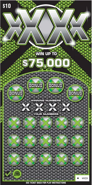 XXXX West Virginia scratch-off ticket